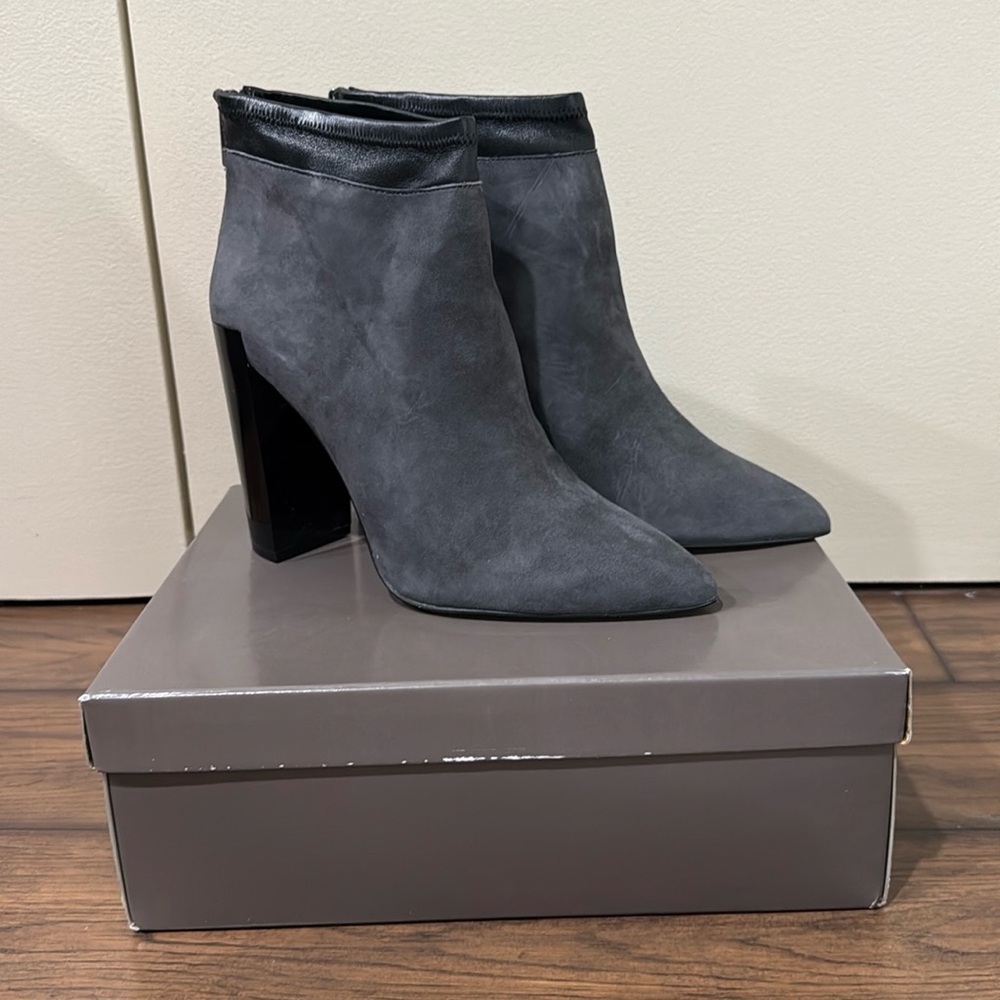 Renvy Charcoal Ankle Booties